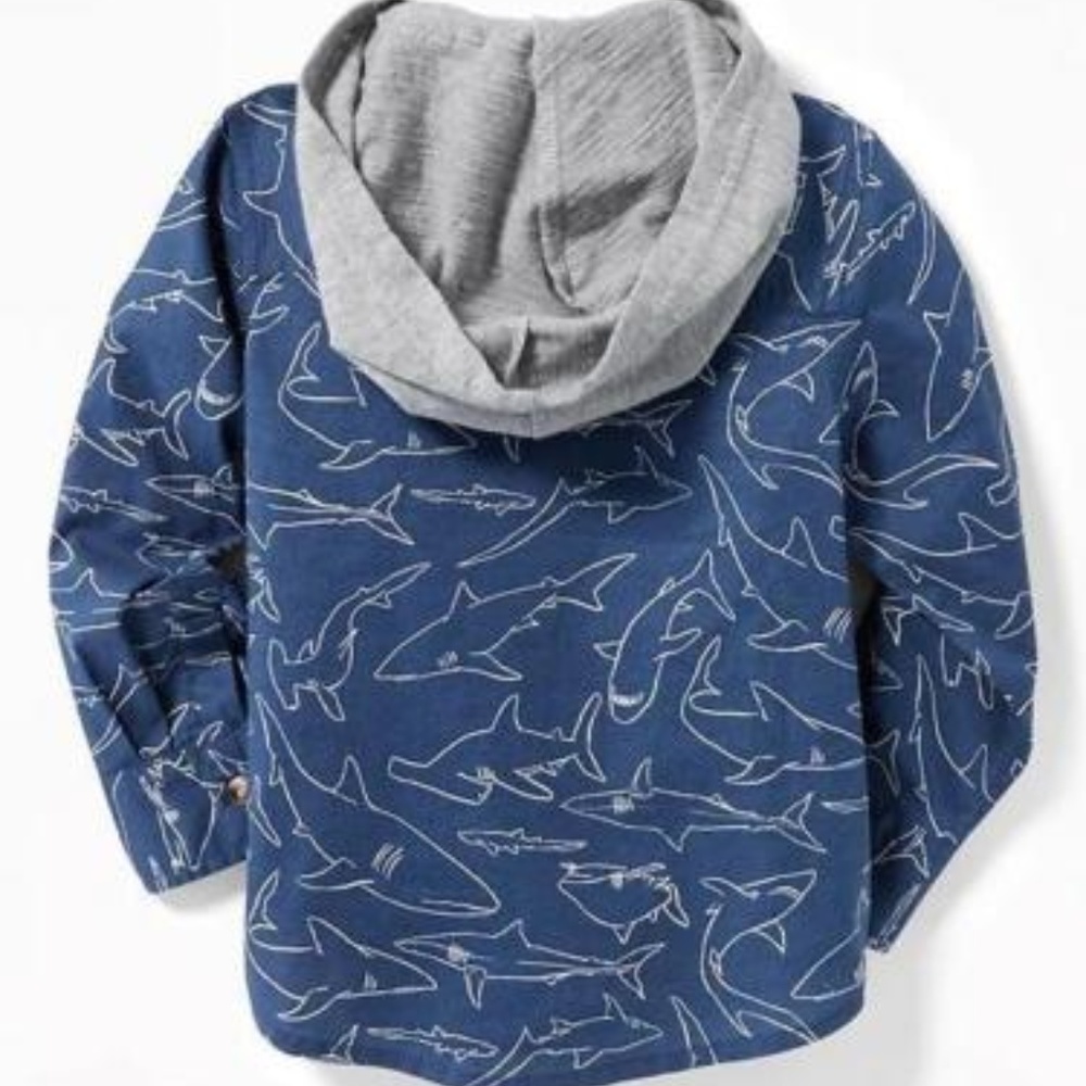 Jersey-Hooded Built-In Flex shirt - Picture 3 of 4